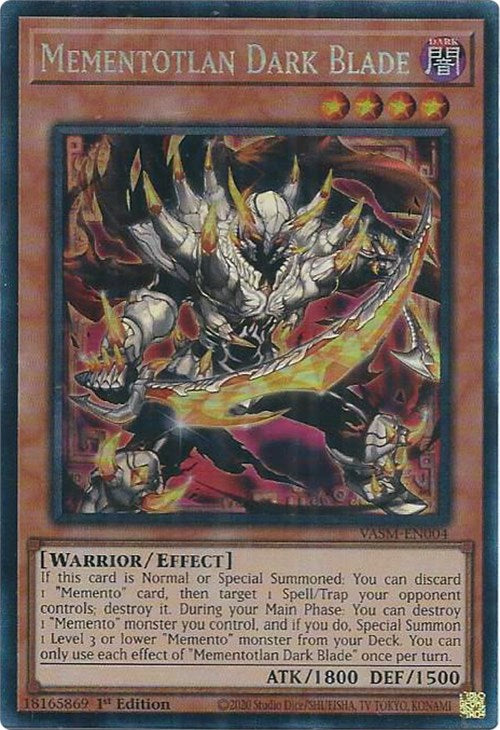 Mementotlan Dark Blade (CR) [VASM-EN004] Collector's Rare | The CG Realm