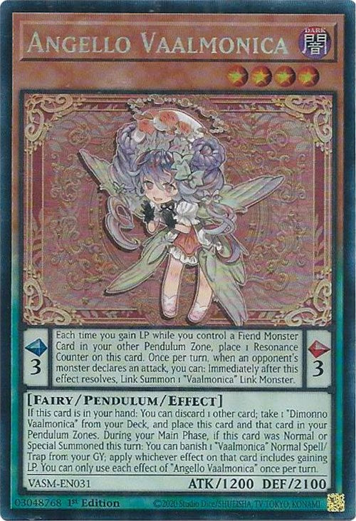 Angello Vaalmonica (CR) [VASM-EN031] Collector's Rare | The CG Realm