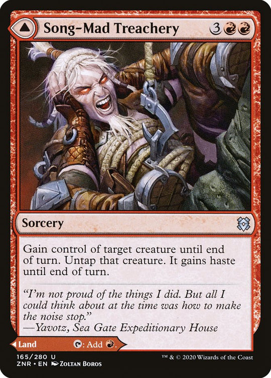 Song-Mad Treachery (ZNR-165) - Zendikar Rising