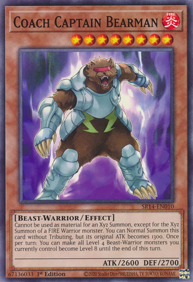 Coach Captain Bearman [SR14-EN010] Common | The CG Realm