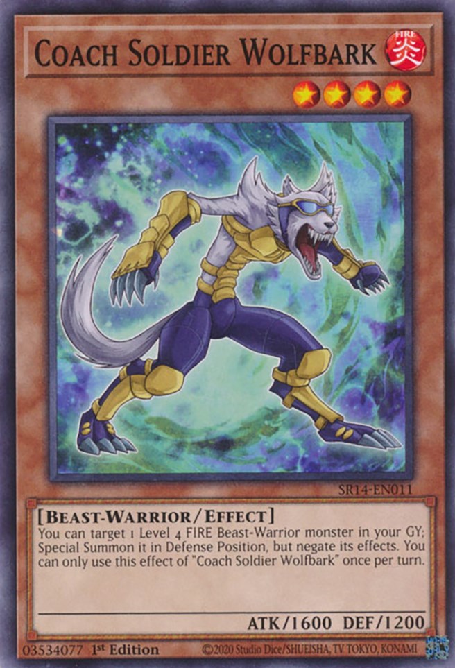 Coach Soldier Wolfbark [SR14-EN011] Common | The CG Realm