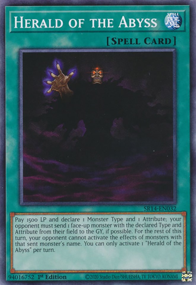 Herald of the Abyss [SR14-EN032] Common | The CG Realm