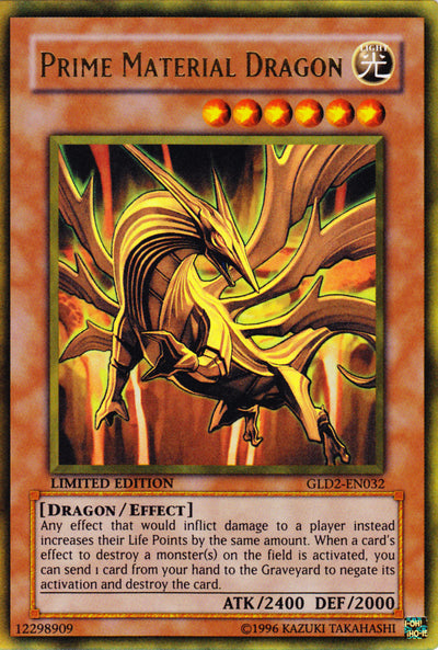 Prime Material Dragon [GLD2-EN032] Ultra Rare | The CG Realm