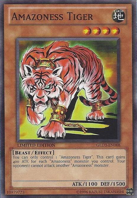 Amazoness Tiger [GLD3-EN008] Common | The CG Realm