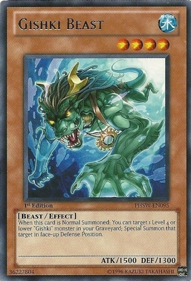 Gishki Beast [PHSW-EN095] Rare | The CG Realm