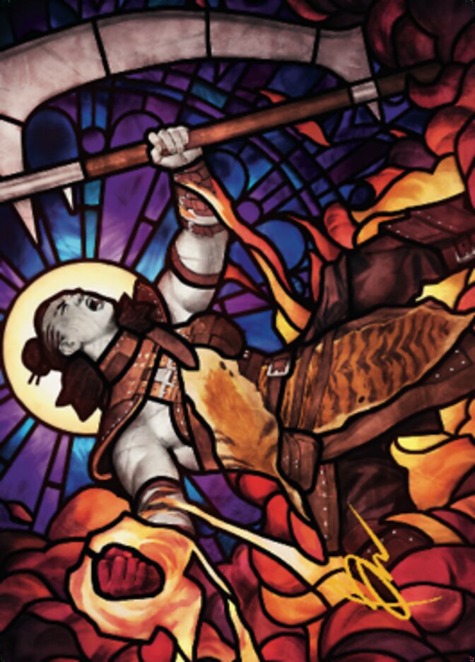 Garna, Bloodfist of Keld Art Card (Gold-Stamped Signature) [Dominaria United Art Series] | The CG Realm