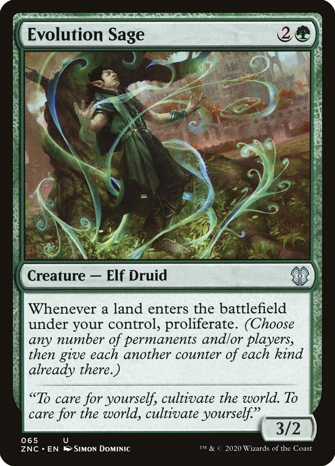 Evolution Sage [Zendikar Rising Commander] | The CG Realm