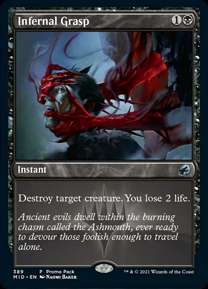 Infernal Grasp (Promo Pack) [Innistrad: Midnight Hunt Promos] | The CG Realm
