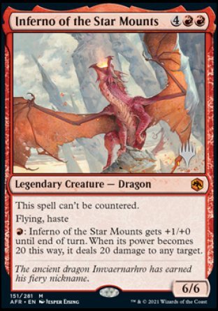 Inferno of the Star Mounts (Promo Pack) [Dungeons & Dragons: Adventures in the Forgotten Realms Promos] | The CG Realm
