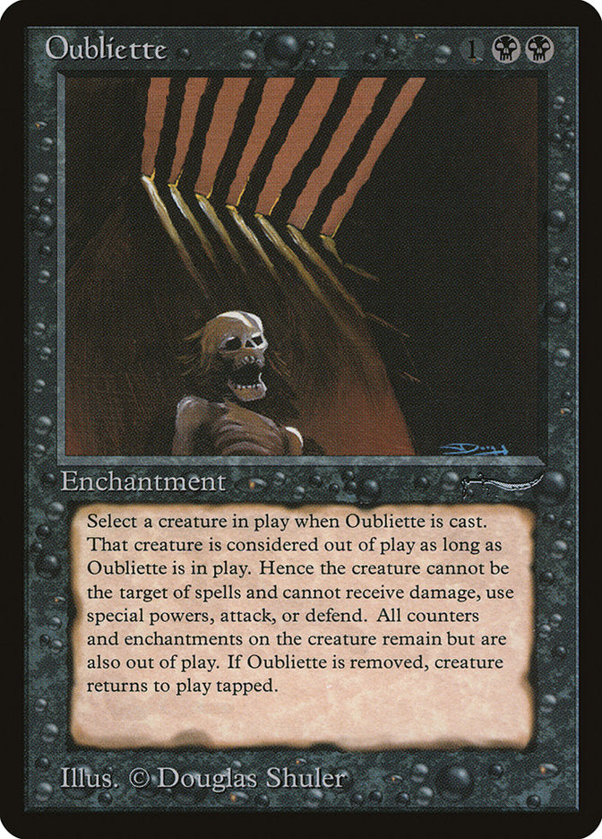 Oubliette (Dark Mana Cost) [Arabian Nights] | The CG Realm