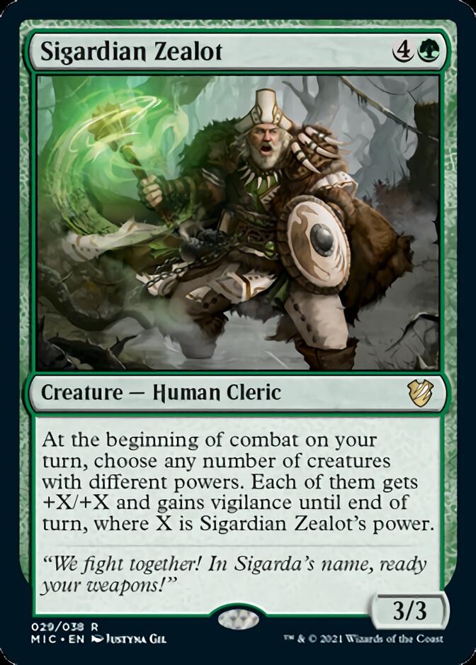 Sigardian Zealot [Innistrad: Midnight Hunt Commander] | The CG Realm