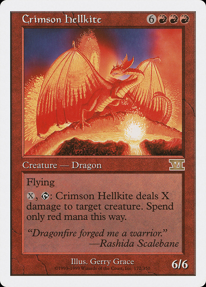 Crimson Hellkite [Classic Sixth Edition] | The CG Realm