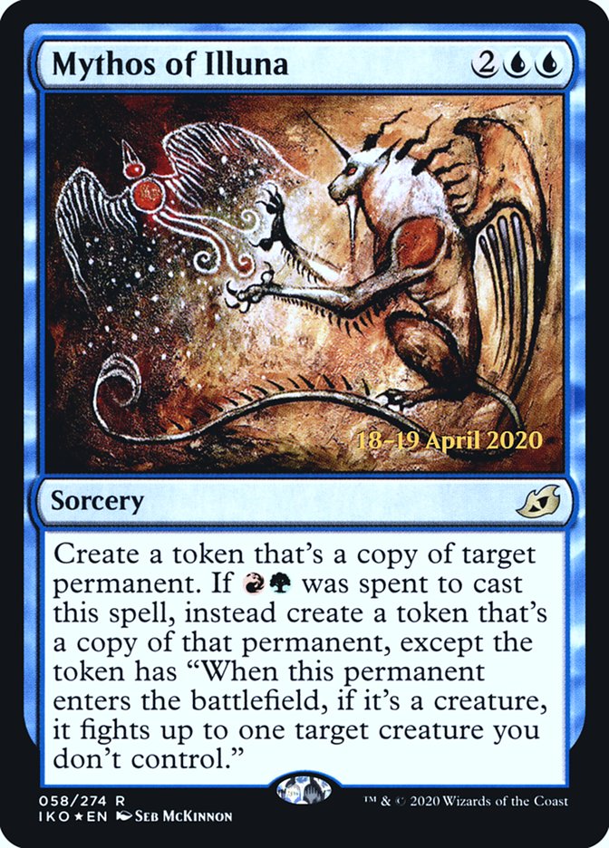Mythos of Illuna [Ikoria: Lair of Behemoths Prerelease Promos] | The CG Realm