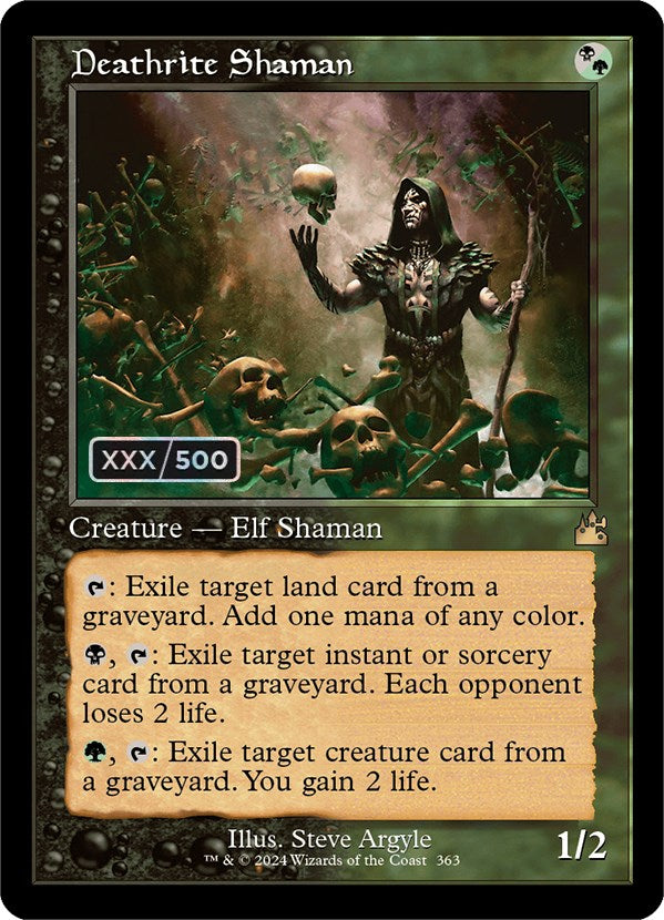 Deathrite Shaman (Retro) (Serialized) [Ravnica Remastered] | The CG Realm