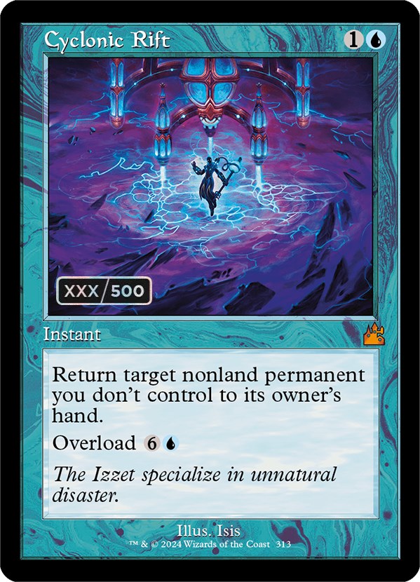 Cyclonic Rift (Retro) (Serialized) [Ravnica Remastered] | The CG Realm