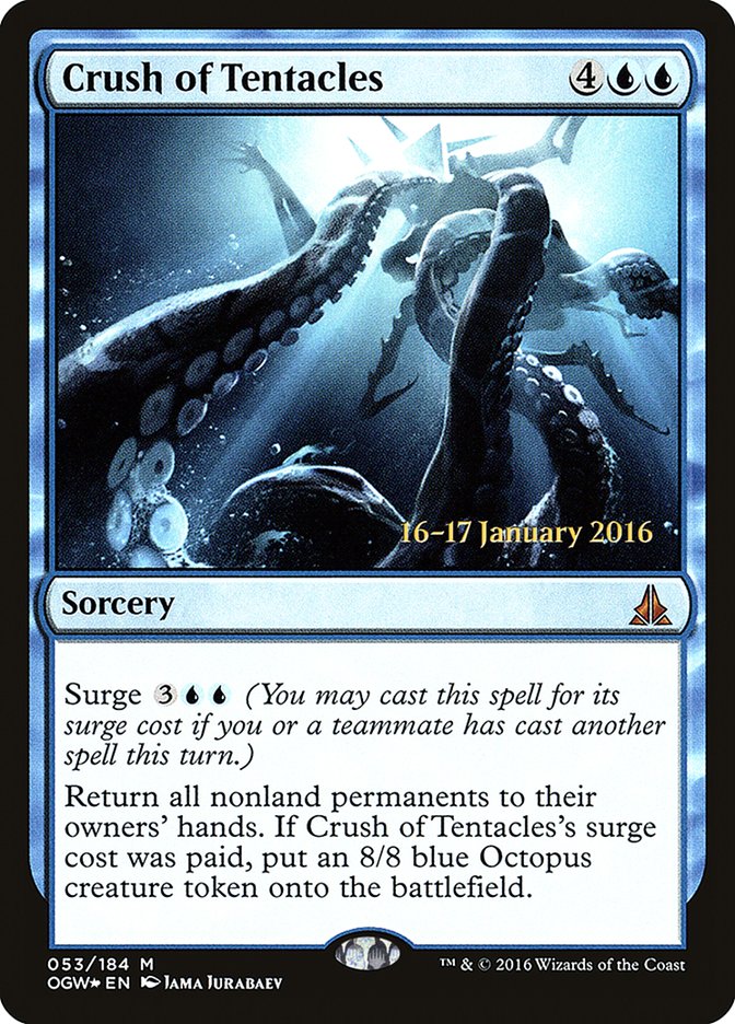 Crush of Tentacles [Oath of the Gatewatch Prerelease Promos] | The CG Realm