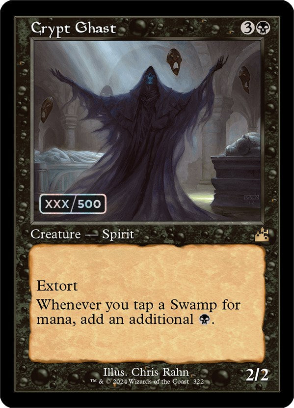 Crypt Ghast (Retro) (Serialized) [Ravnica Remastered] | The CG Realm