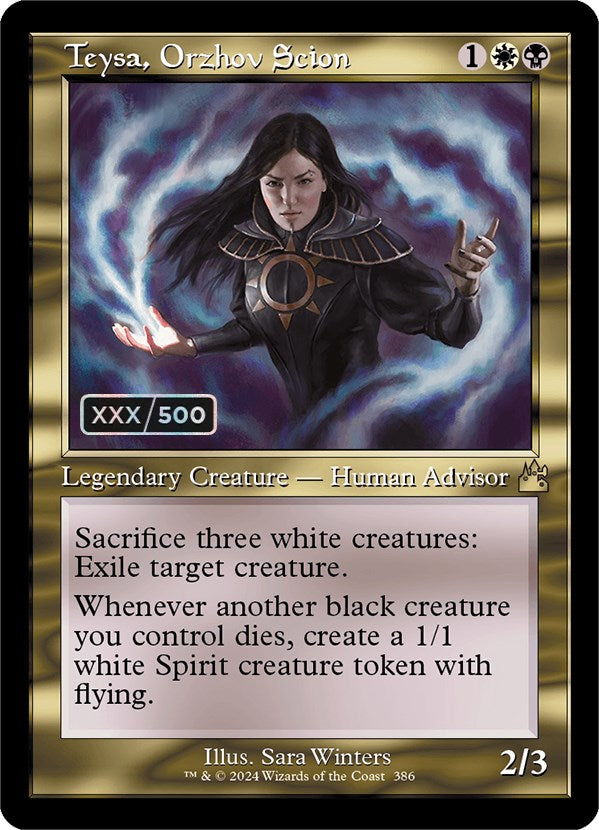 Teysa, Orzhov Scion (Retro) (Serialized) [Ravnica Remastered] | The CG Realm