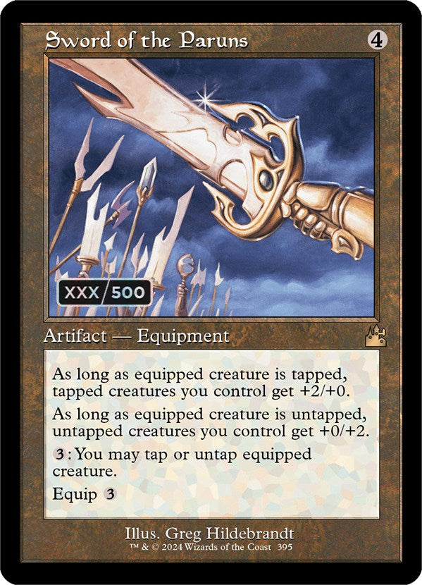 Sword of the Paruns (Retro) (Serialized) [Ravnica Remastered] | The CG Realm