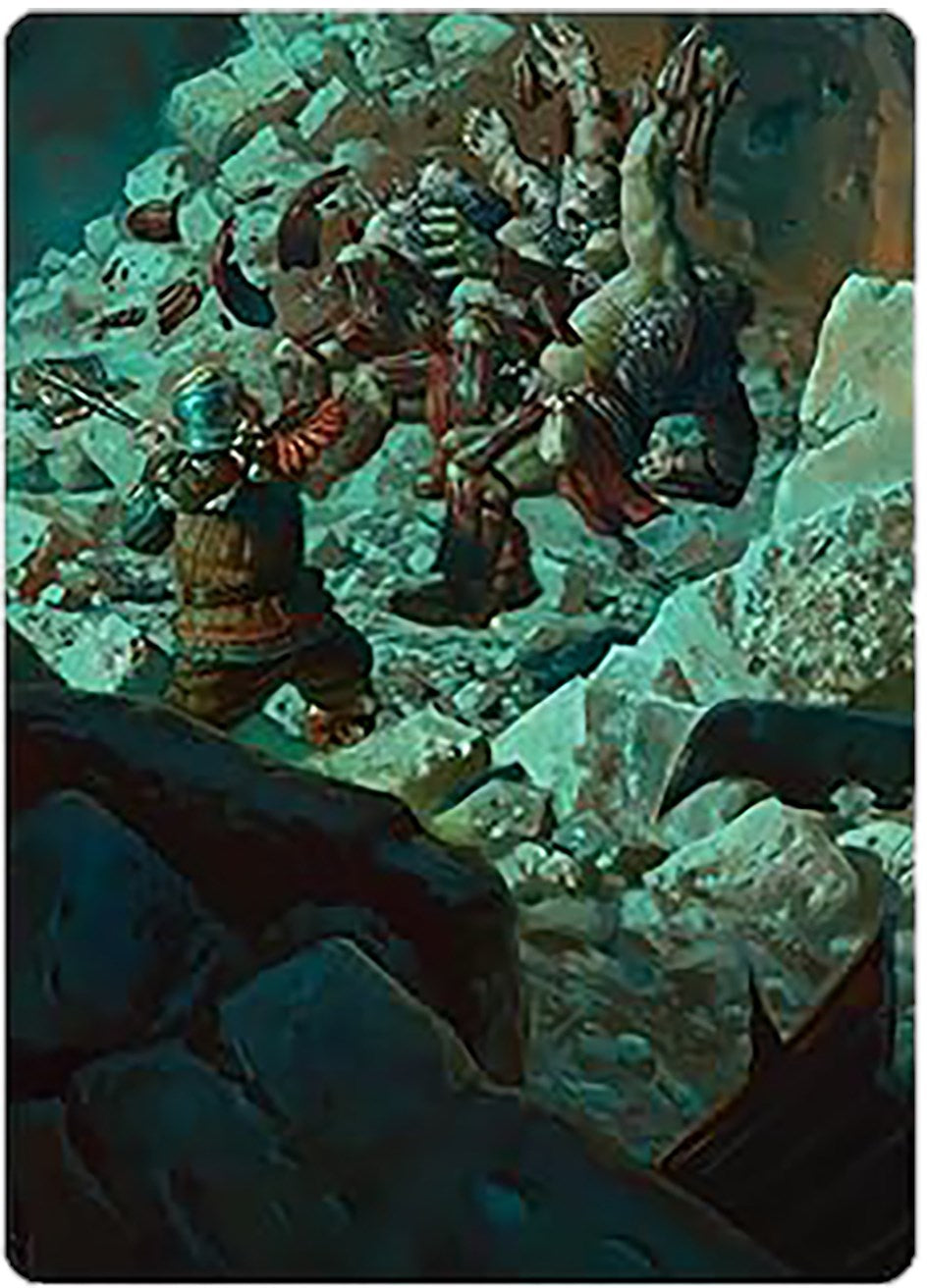 Gimli's Reckless Might Art Card [The Lord of the Rings: Tales of Middle-earth Art Series] | The CG Realm