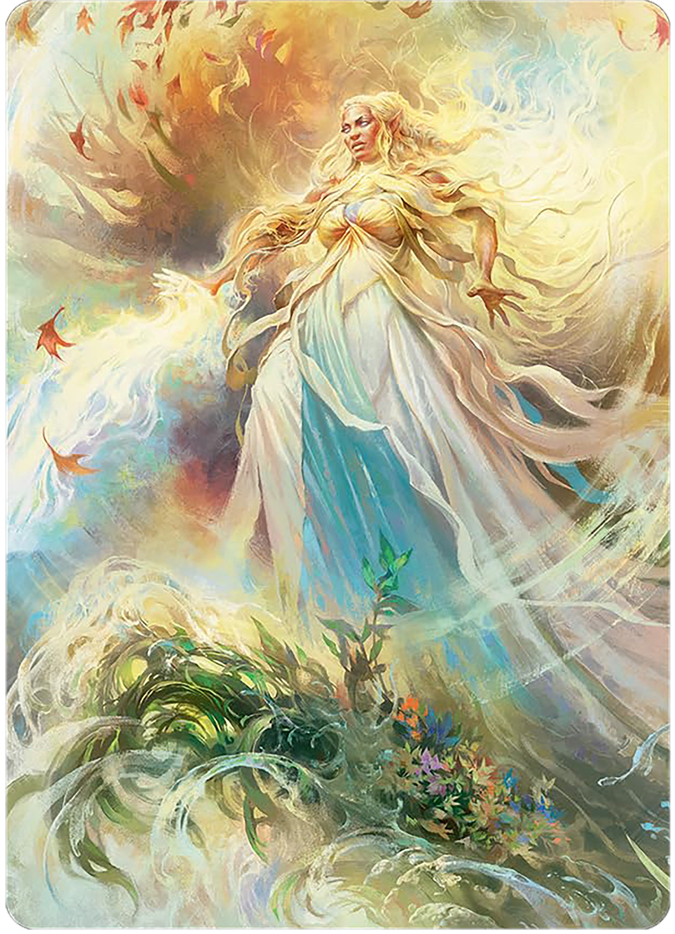 Galadriel, Light of Valinor Art Card [The Lord of the Rings: Tales of Middle-earth Art Series] | The CG Realm