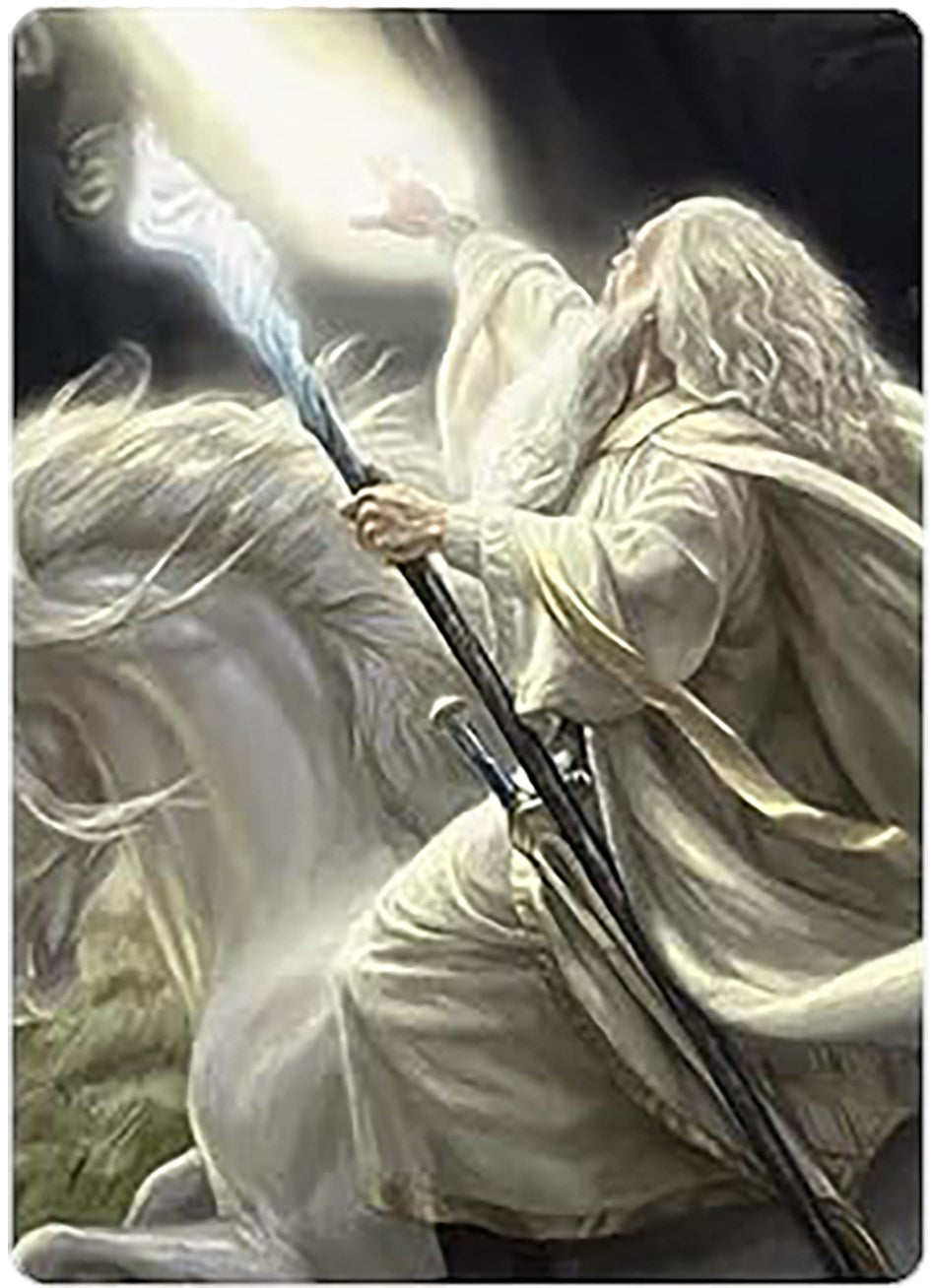 Gandalf of the Secret Fire Art Card [The Lord of the Rings: Tales of Middle-earth Art Series] | The CG Realm