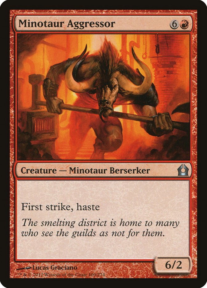 Minotaur Aggressor [Return to Ravnica] | The CG Realm