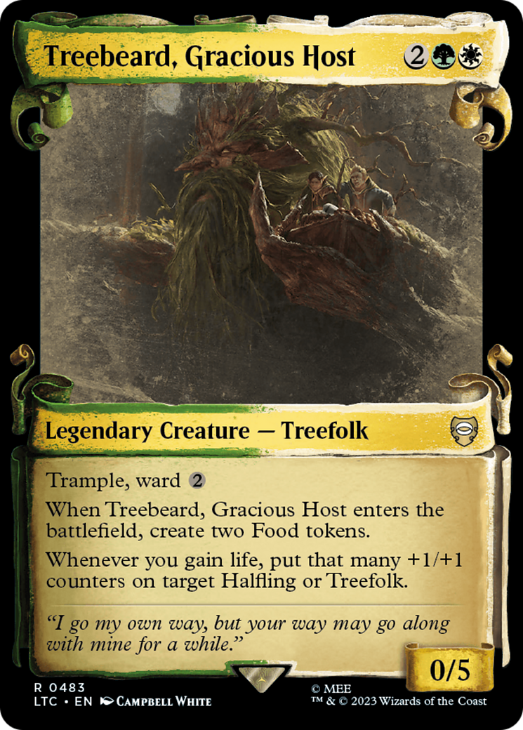 Treebeard, Gracious Host [The Lord of the Rings: Tales of Middle-Earth Commander Showcase Scrolls] | The CG Realm