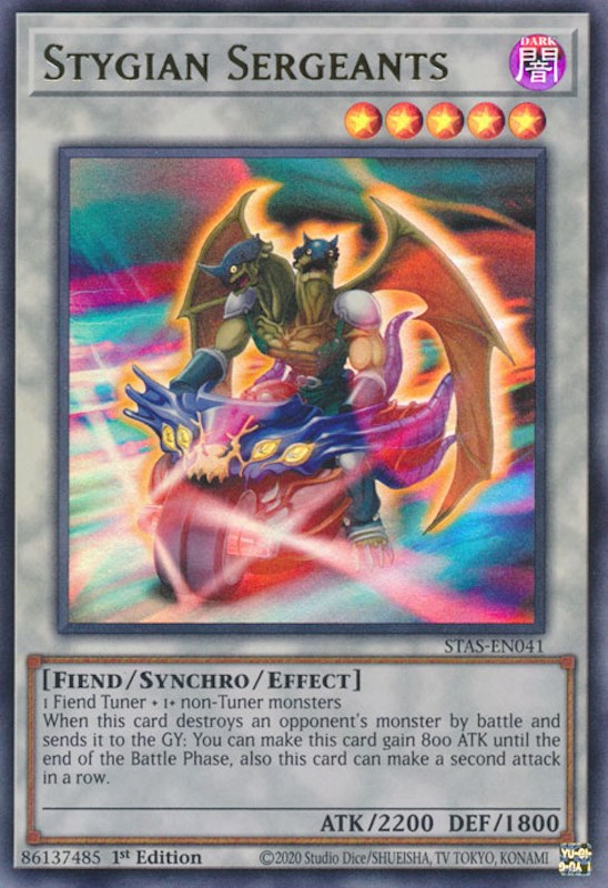 Stygian Sergeants [STAS-EN041] Ultra Rare | The CG Realm