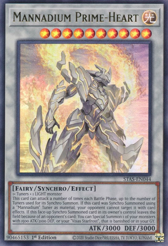 Mannadium Prime-Heart [STAS-EN044] Ultra Rare | The CG Realm