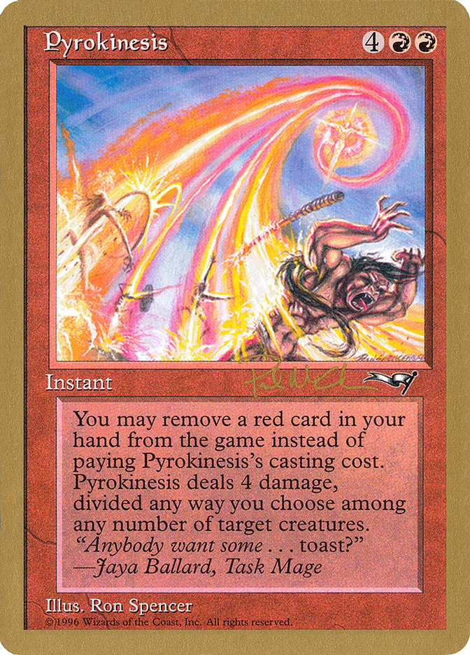 Pyrokinesis (Paul McCabe) [World Championship Decks 1997] | The CG Realm