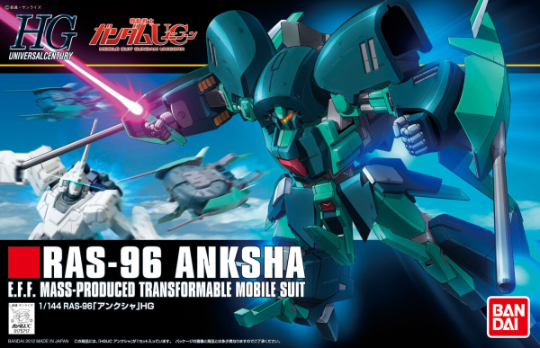 HGUC 1/144 #141 RAS-96 Anksha | The CG Realm