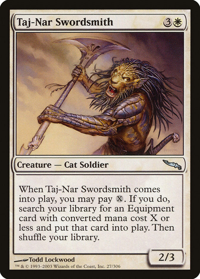 Taj-Nar Swordsmith [Mirrodin] | The CG Realm