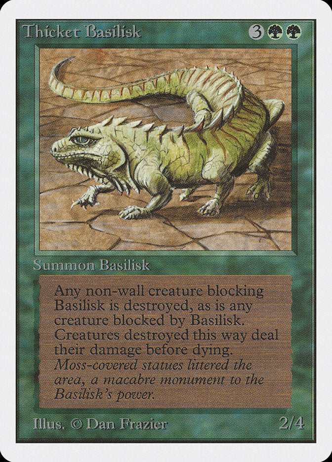 Thicket Basilisk [Unlimited Edition] | The CG Realm