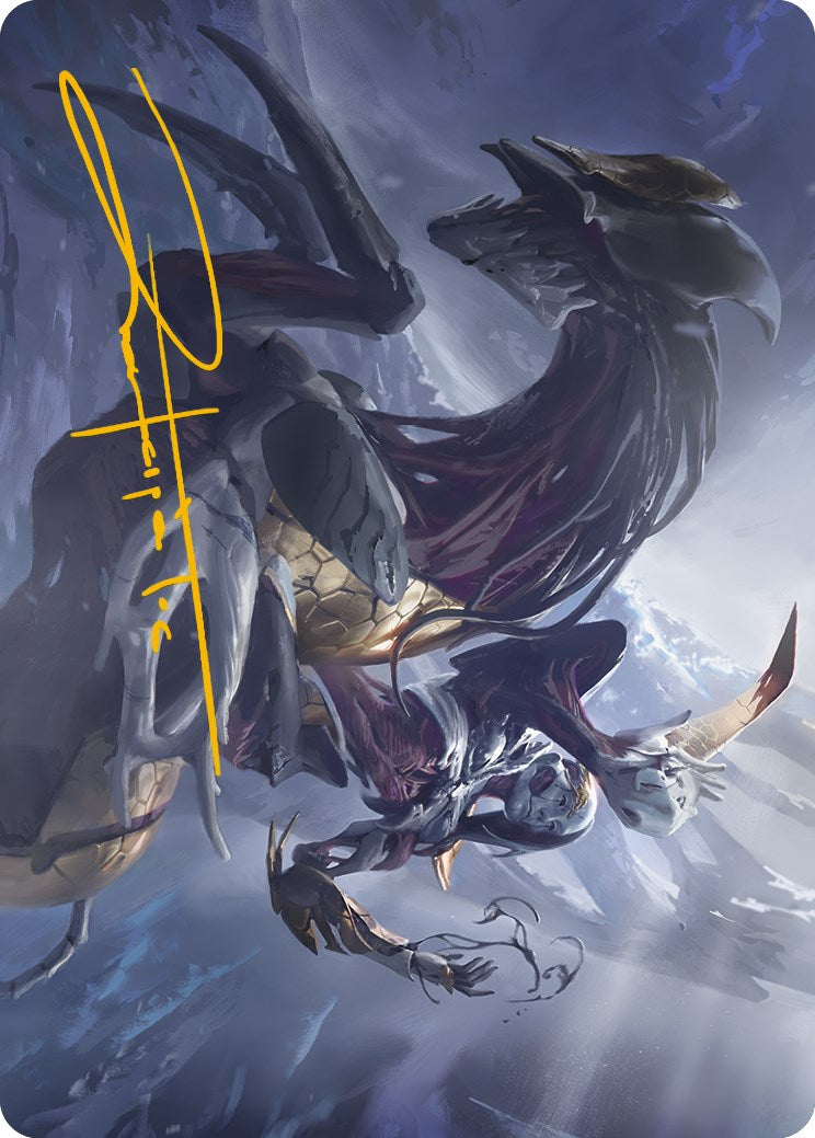 Ria Ivor, Bane of Bladehold Art Card (Gold-Stamped Signature) [Phyrexia: All Will Be One Art Series] | The CG Realm