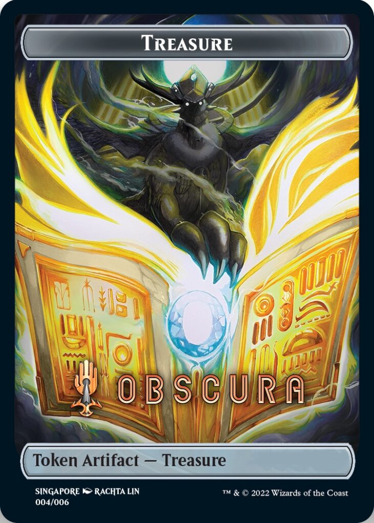 Treasure Token (Obscura) (Southeast Asia Artists) [Streets of New Capenna Tokens] | The CG Realm