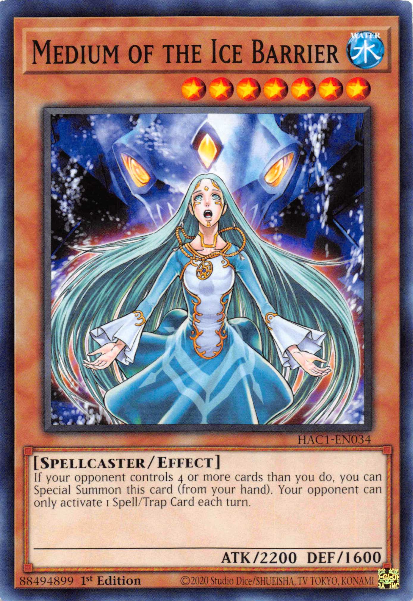 Medium of the Ice Barrier (Duel Terminal) [HAC1-EN034] Parallel Rare | The CG Realm