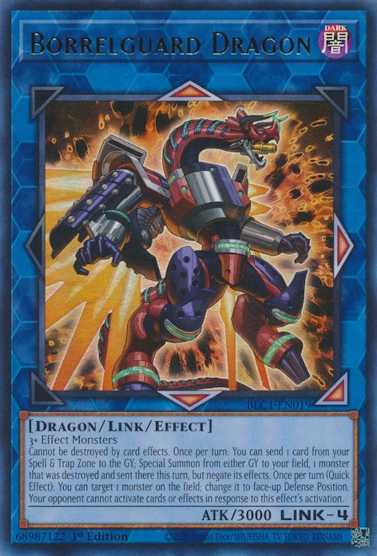 Borrelguard Dragon [BLC1-EN019] Ultra Rare | The CG Realm