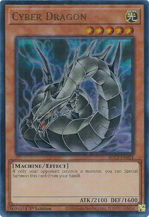 Cyber Dragon (Alternate Art) [BLC1-EN021] Ultra Rare | The CG Realm