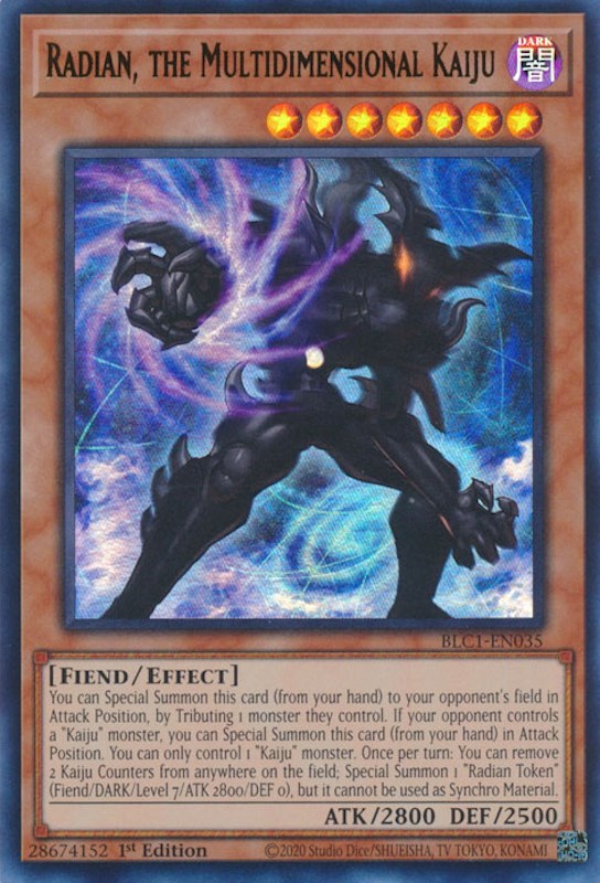 Radian, the Multidimensional Kaiju [BLC1-EN035] Ultra Rare | The CG Realm