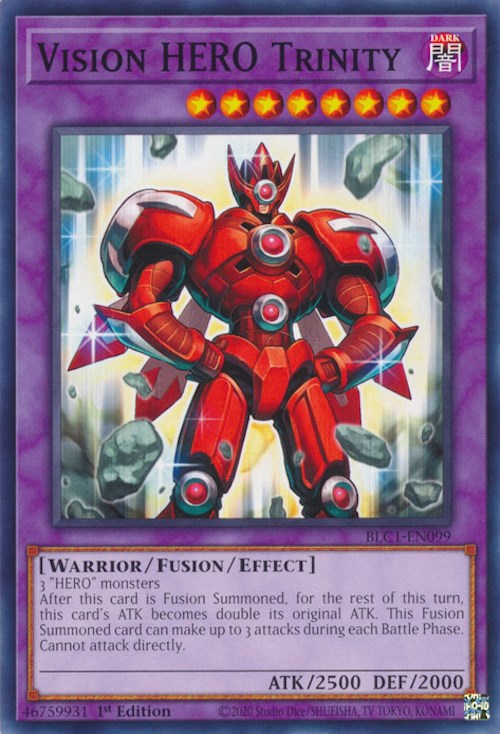Vision HERO Trinity [BLC1-EN099] Common | The CG Realm