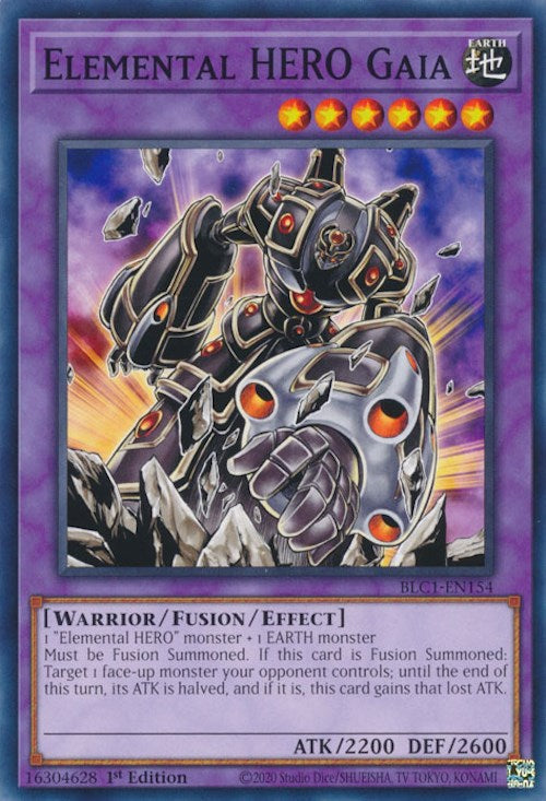 Elemental HERO Gaia [BLC1-EN154] Common | The CG Realm