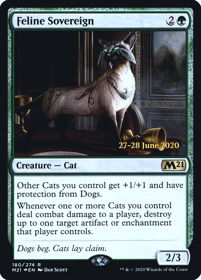 Feline Sovereign [Core Set 2021 Prerelease Promos] | The CG Realm