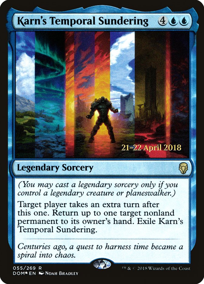 Karn's Temporal Sundering [Dominaria Prerelease Promos] | The CG Realm