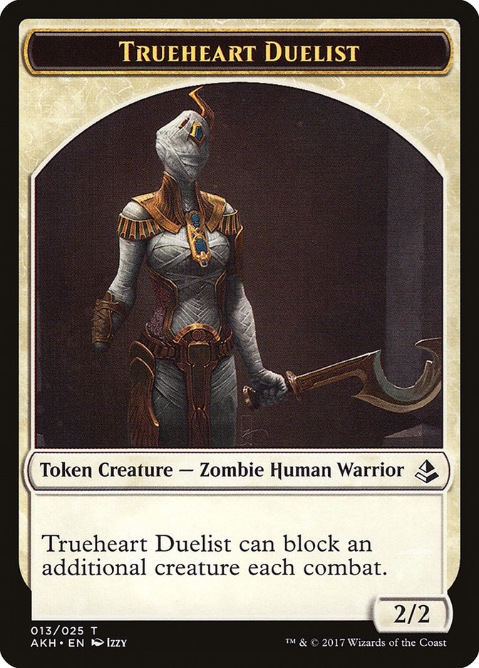 Trueheart Duelist // Snake Double-Sided Token [Amonkhet Tokens] | The CG Realm