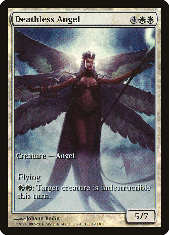 Deathless Angel (Game Day) (Extended Art) [Rise of the Eldrazi Promos] | The CG Realm