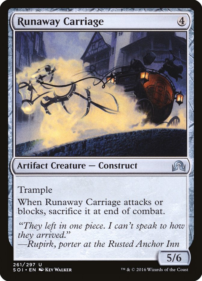 Runaway Carriage [Shadows over Innistrad] | The CG Realm