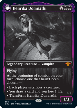 Henrika Domnathi // Henrika, Infernal Seer [Innistrad: Double Feature] | The CG Realm
