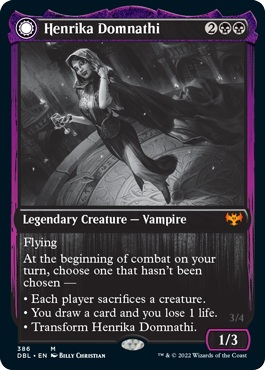 Henrika Domnathi (DBL-386) - Innistrad: Double Feature: (Double Faced Transform)