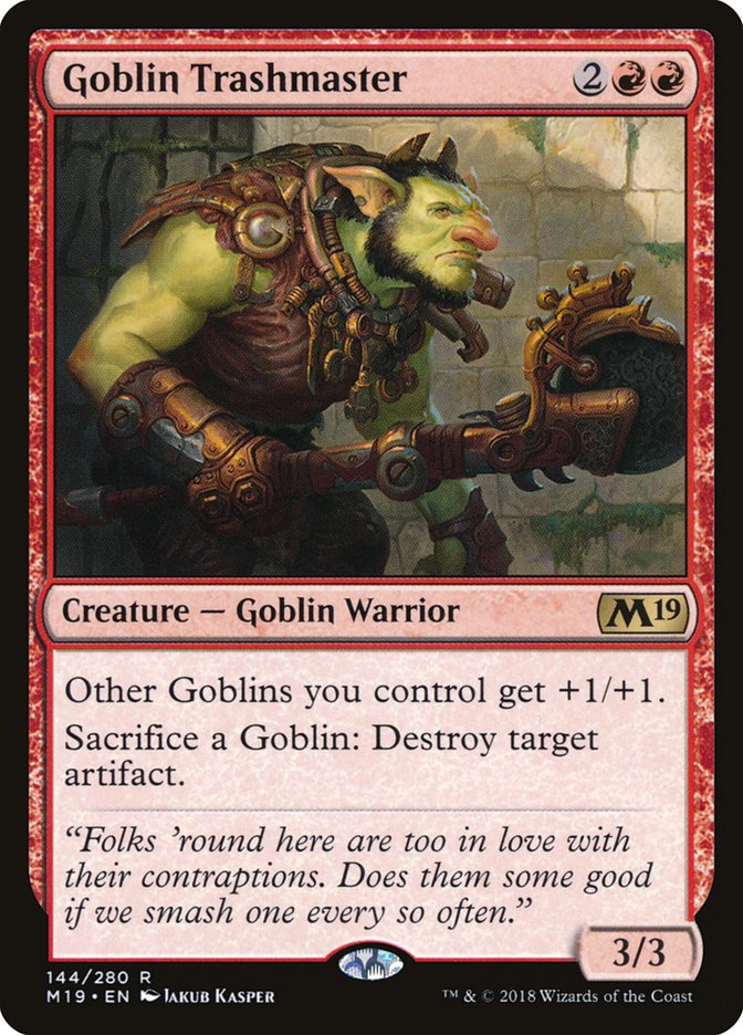 Goblin Trashmaster [Core Set 2019] | The CG Realm